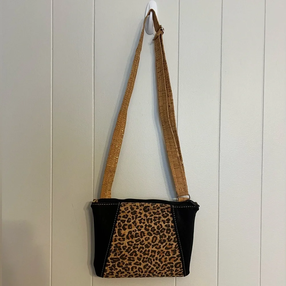 Cork, Leopard print Crossbody‎ bag